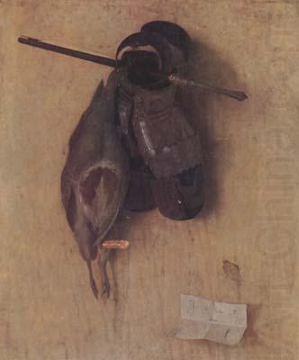 Still Life with Partridge,Iron Gloves and Bolt of a Crossbow (mk14), BARBARI, Jacopo de